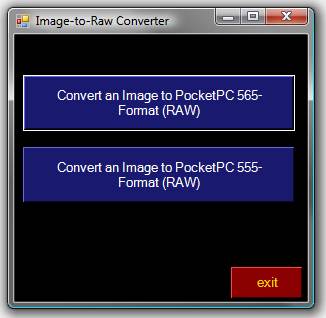 Screenshot of the ImageConverter