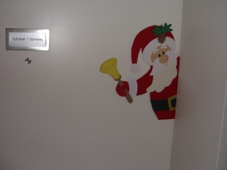 Santa at my door.